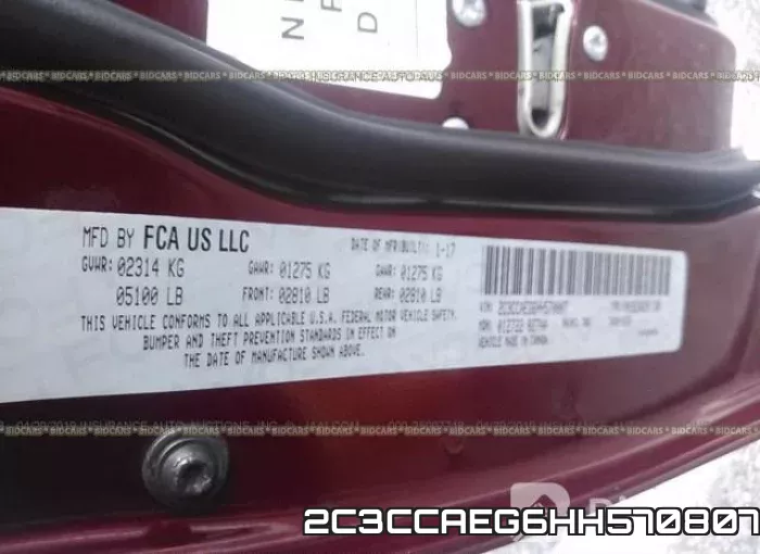 2C3CCAEG6HH570807 фото 10