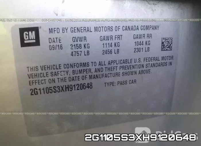 2G1105S3XH9120648 фото 10
