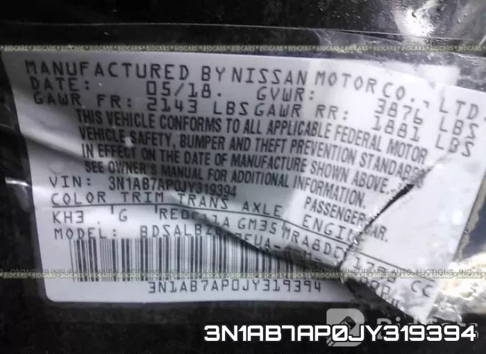 3N1AB7AP0JY319394 фото 10