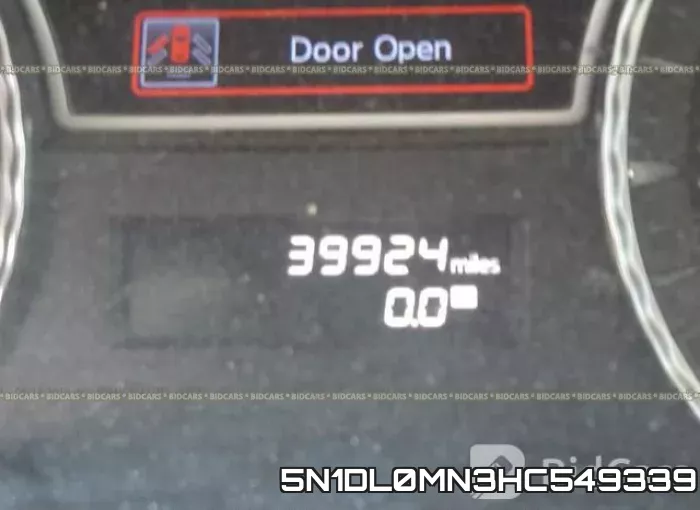 5N1DL0MN3HC549339 фото 8