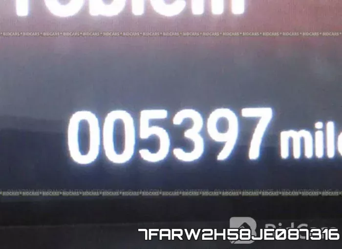 7FARW2H58JE087316 фото 8