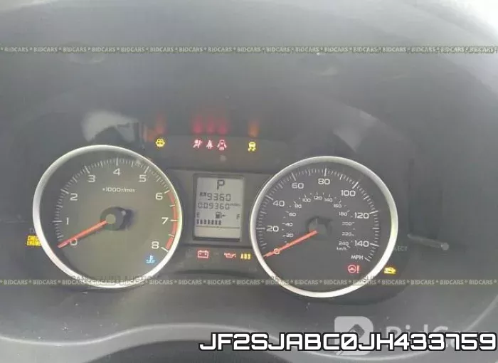 JF2SJABC0JH433759 фото 8