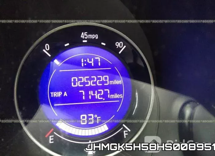 JHMGK5H58HS008951 фото 8