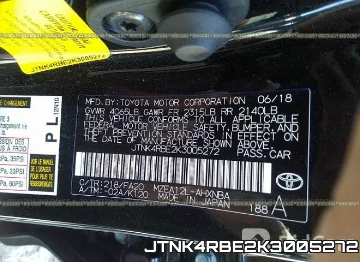 JTNK4RBE2K3005272 фото 10