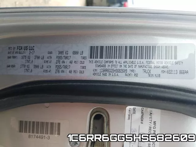 1C6RR6GG5HS682609 фото 2