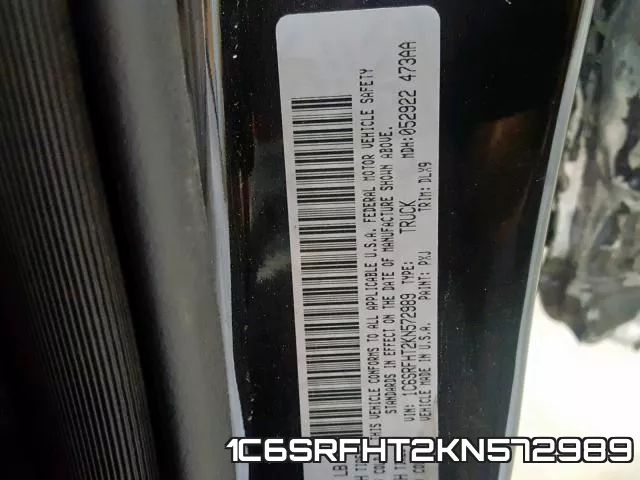 1C6SRFHT2KN572989 фото 2