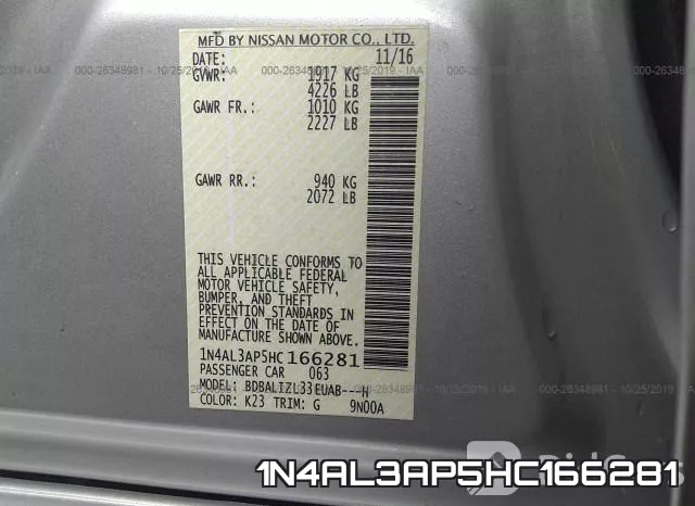 1N4AL3AP5HC166281 фото 10