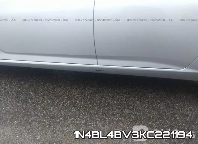 1N4BL4BV3KC221194 фото 7