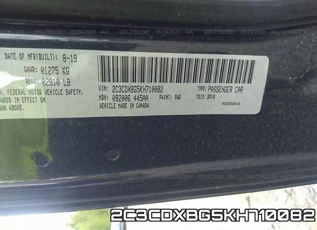 2C3CDXBG5KH710082 фото 10