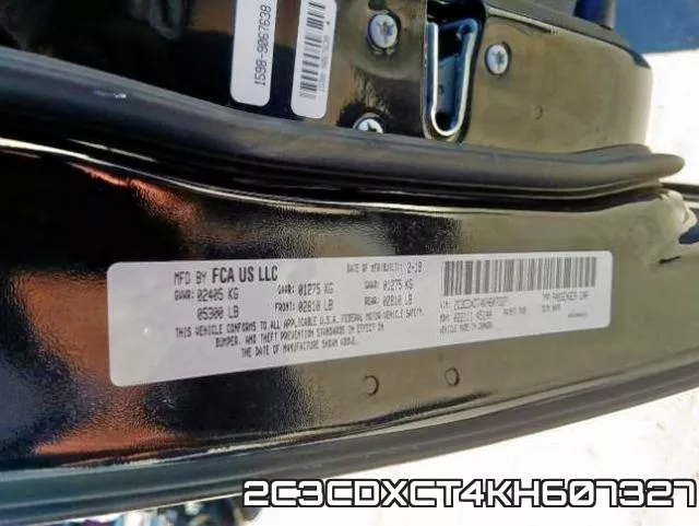 2C3CDXCT4KH607327 фото 2