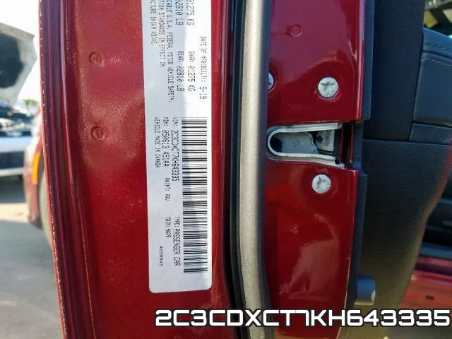 2C3CDXCT7KH643335 фото 2