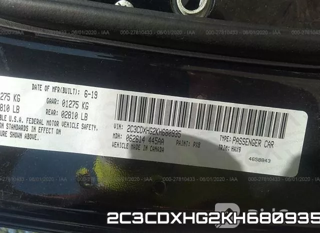 2C3CDXHG2KH680935 фото 10
