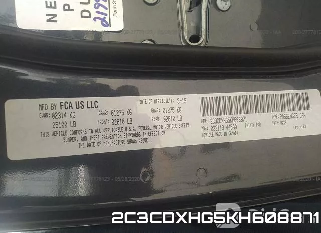 2C3CDXHG5KH608871 фото 10
