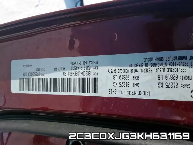 2C3CDXJG3KH631169 фото 2