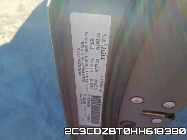2C3CDZBT0HH618380 фото 2