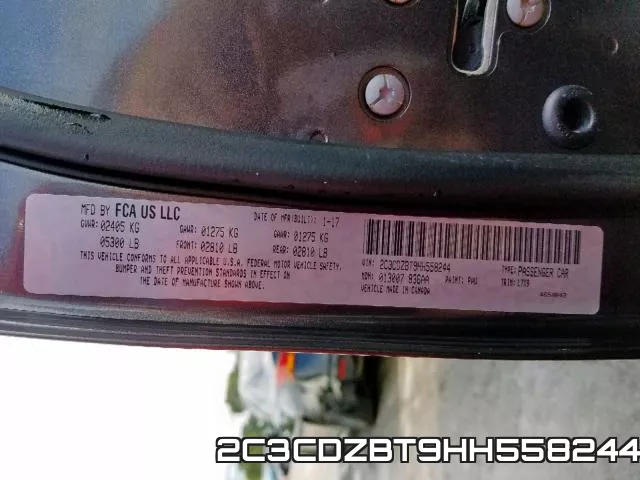 2C3CDZBT9HH558244 фото 2