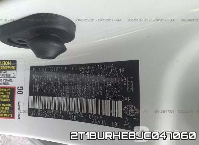 2T1BURHE8JC047060 фото 10
