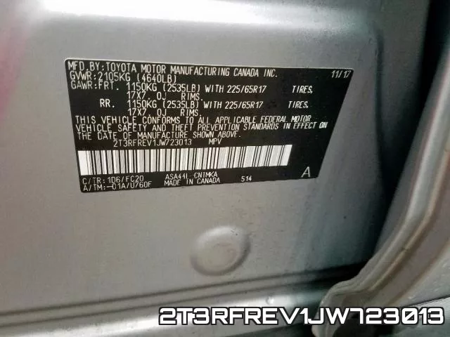 2T3RFREV1JW723013 фото 2