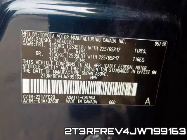 2T3RFREV4JW799163 фото 2