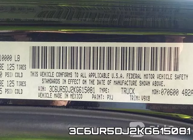 3C6UR5DJ2KG615081 фото 10