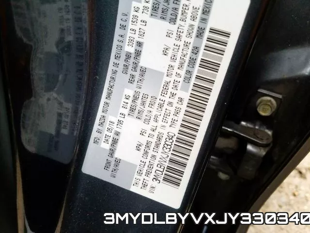 3MYDLBYVXJY330340 фото 2