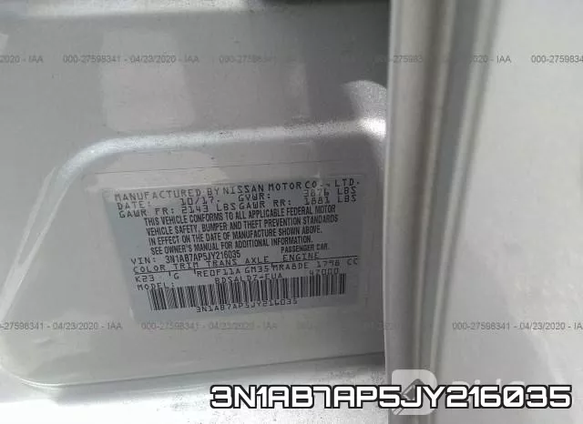 3N1AB7AP5JY216035 фото 10