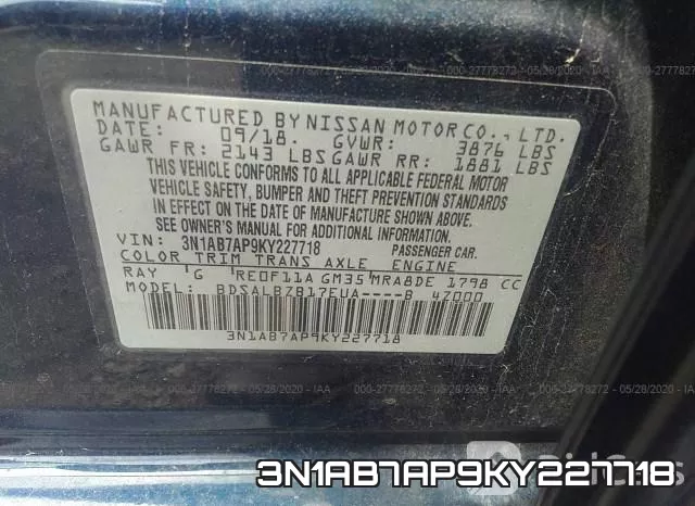 3N1AB7AP9KY227718 фото 10