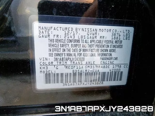 3N1AB7APXJY243828 фото 2