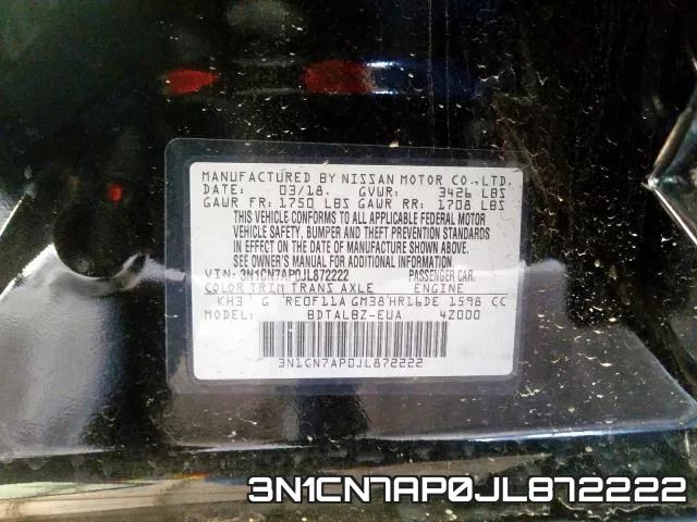 3N1CN7AP0JL872222 фото 2