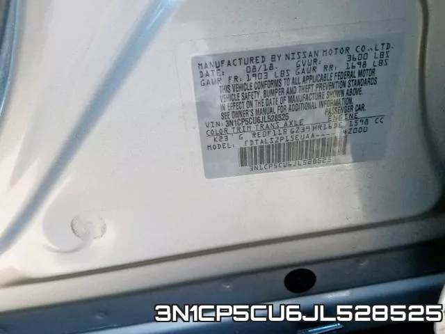 3N1CP5CU6JL528525 фото 2