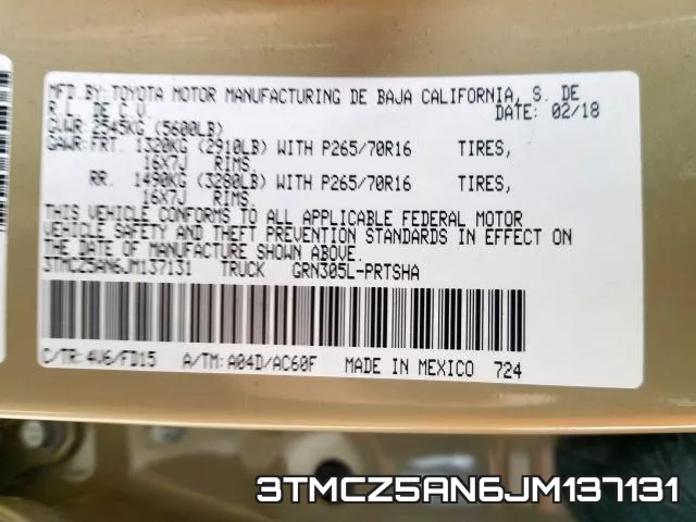 3TMCZ5AN6JM137131 фото 2