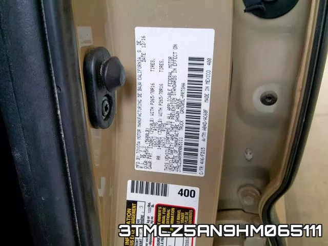 3TMCZ5AN9HM065111 фото 2