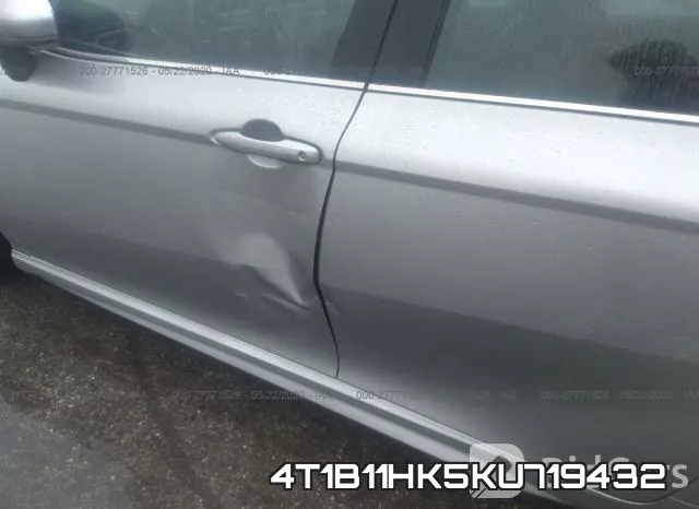 4T1B11HK5KU719432 фото 7
