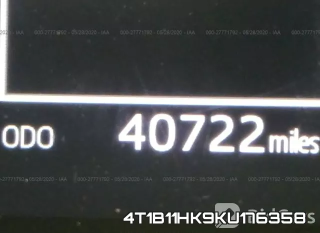 4T1B11HK9KU176358 фото 8