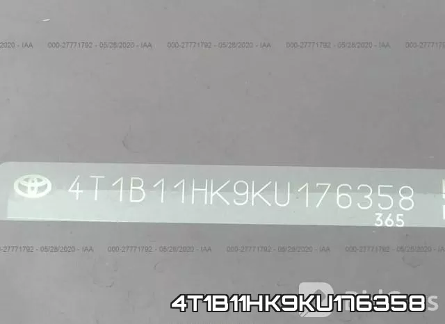 4T1B11HK9KU176358 фото 10