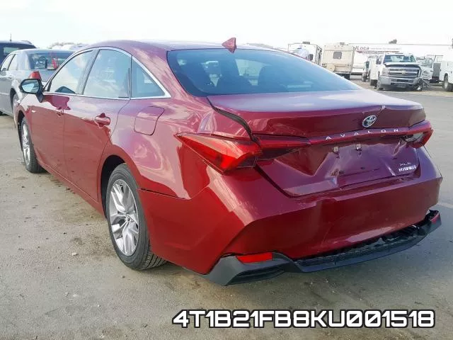 4T1B21FB8KU001518 фото 4