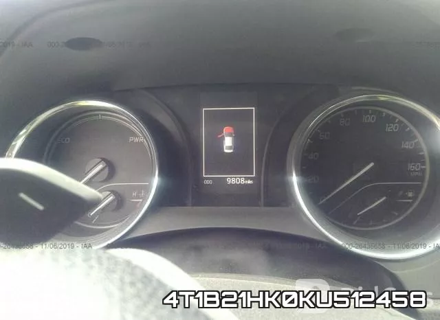 4T1B21HK0KU512458 фото 8