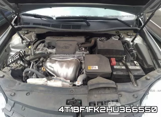 4T1BF1FK2HU366550 фото 2