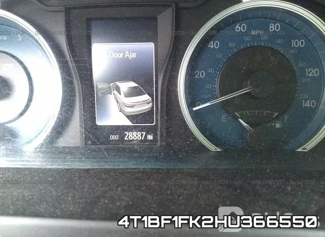 4T1BF1FK2HU366550 фото 8