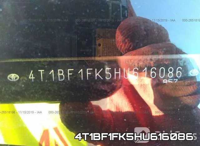 4T1BF1FK5HU616086 фото 10
