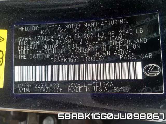 58ABK1GG0JU098067 фото 2