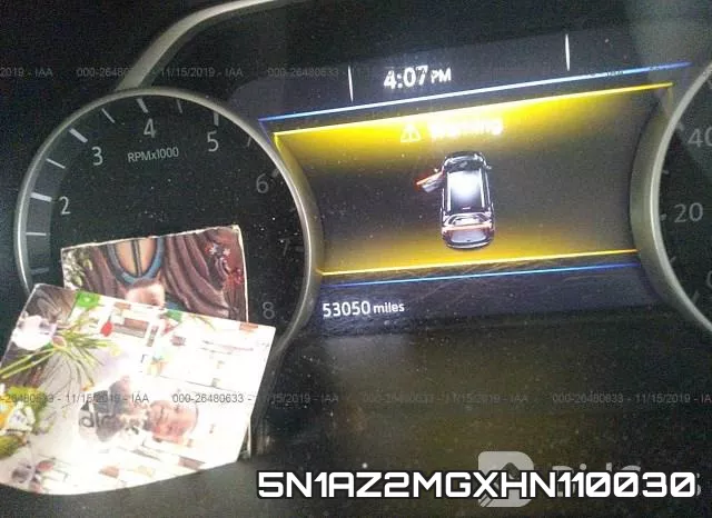 5N1AZ2MGXHN110030 фото 8