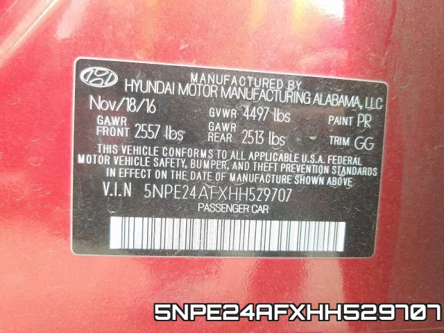 5NPE24AFXHH529707 фото 2