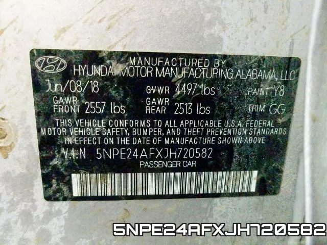 5NPE24AFXJH720582 фото 2