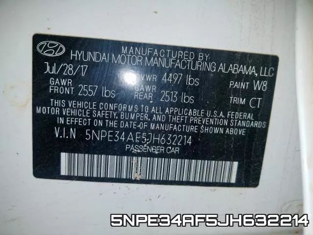 5NPE34AF5JH632214 фото 2