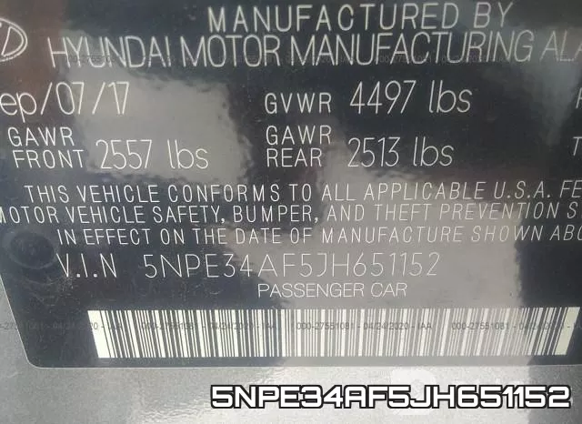 5NPE34AF5JH651152 фото 10