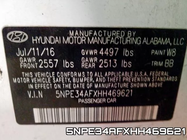 5NPE34AFXHH469621 фото 2