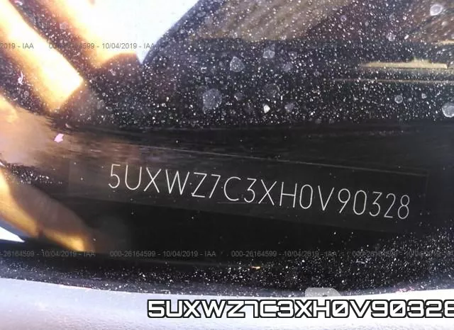 5UXWZ7C3XH0V90328 фото 10