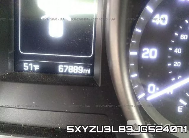 5XYZU3LB3JG524071 фото 8