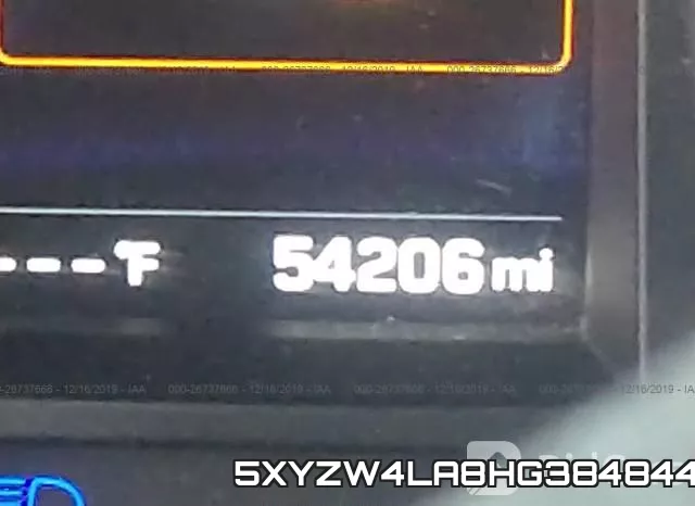5XYZW4LA8HG384844 фото 8